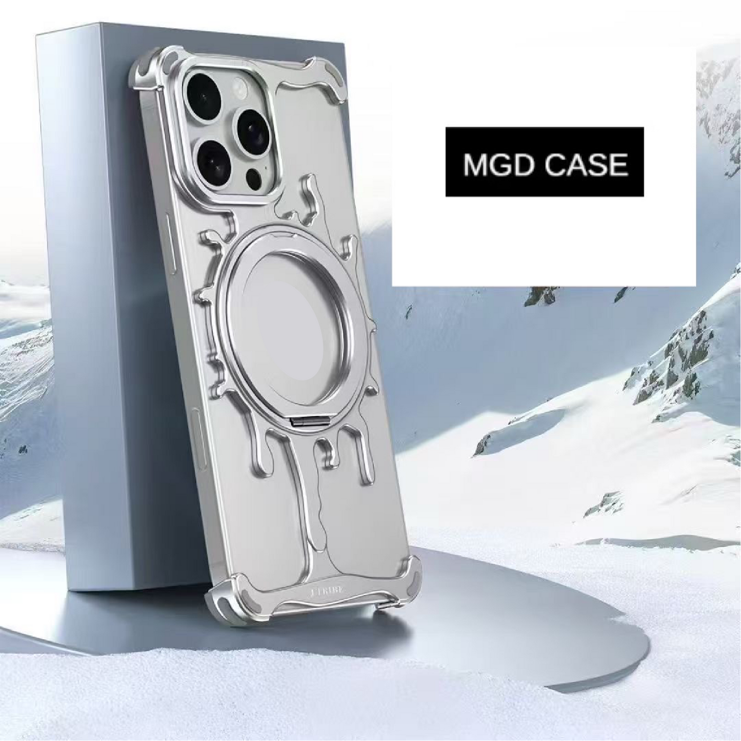 New Design Personalized Glacier Series Magnetic Phone Case