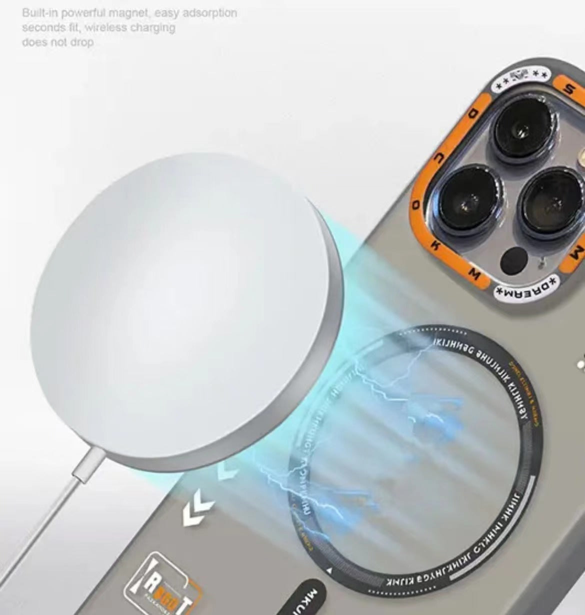 Tech Style Magnetic Frosted Phone Case