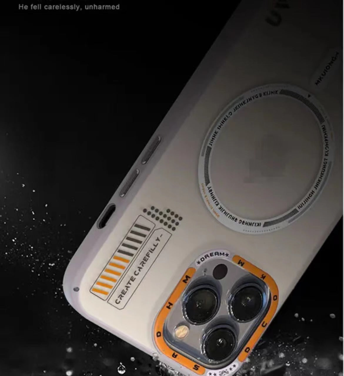 Tech Style Magnetic Frosted Phone Case