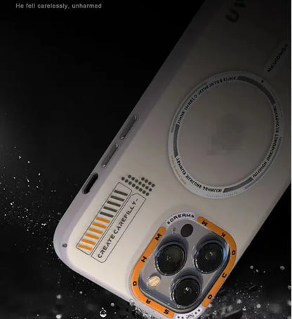 Tech Style Magnetic Frosted Phone Case
