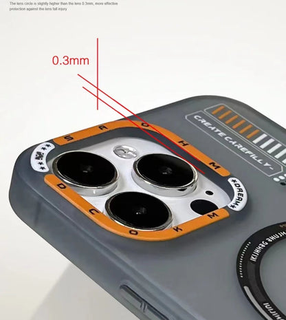 Tech Style Magnetic Frosted Phone Case