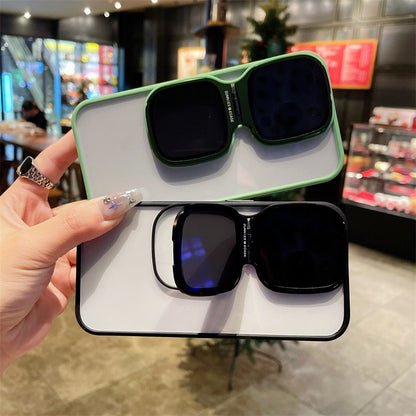 Anti-fall sunglasses holder mobile phone case