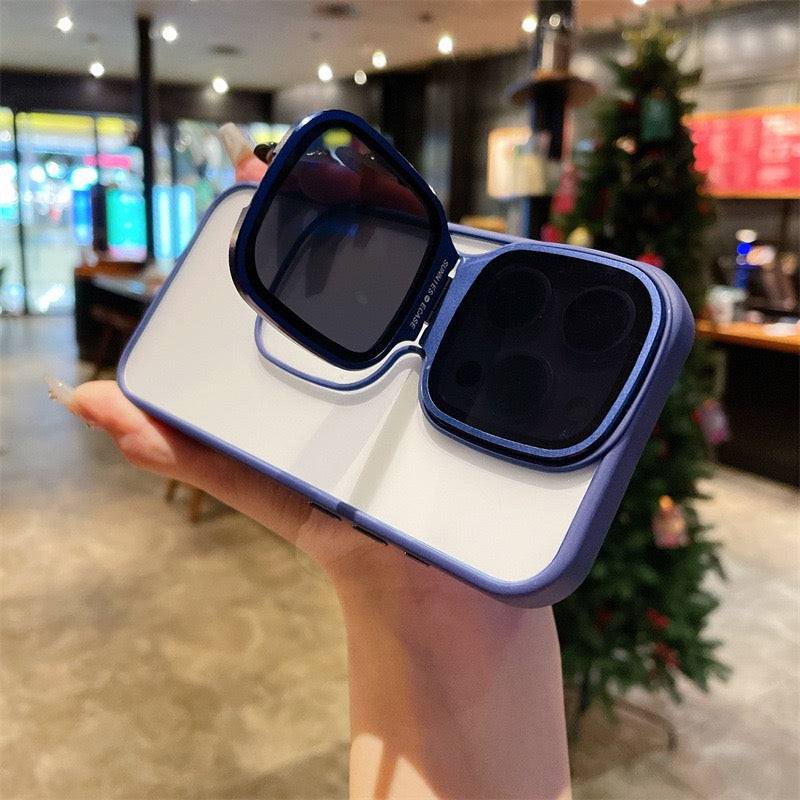 Anti-fall sunglasses holder mobile phone case