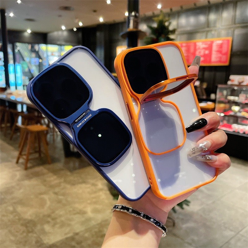 Anti-fall sunglasses holder mobile phone case