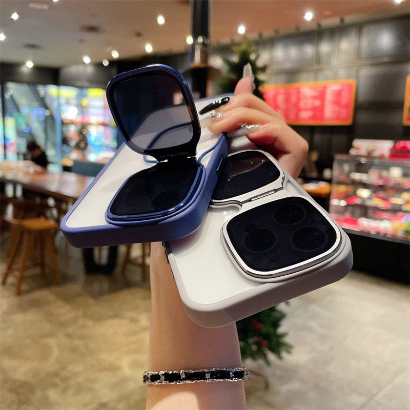 Anti-fall sunglasses holder mobile phone case