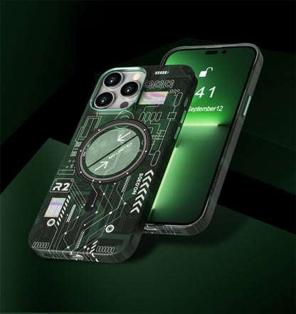 Luminous magnetic phone case