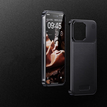 New Leather Metal Aromatherapy Phone Case