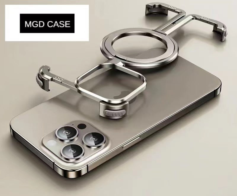 π-shaped Metal Magnetic Mobile Phone Case