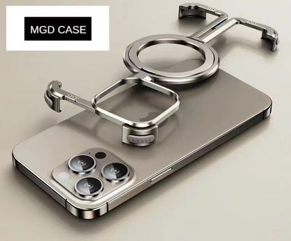 π-shaped Metal Magnetic Mobile Phone Case