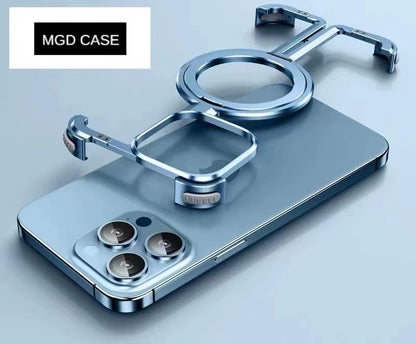π-shaped Metal Magnetic Mobile Phone Case