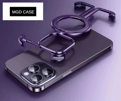 π-shaped Metal Magnetic Mobile Phone Case