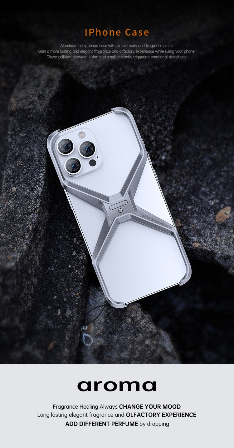 Innovative X Metal Frame Mobile Phone Case