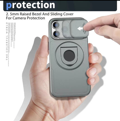 Lens Protection Ring Holder Magnetic Phone Case