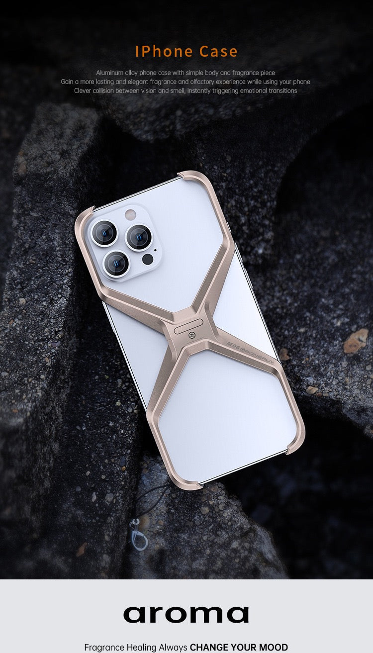 Innovative X Metal Frame Mobile Phone Case