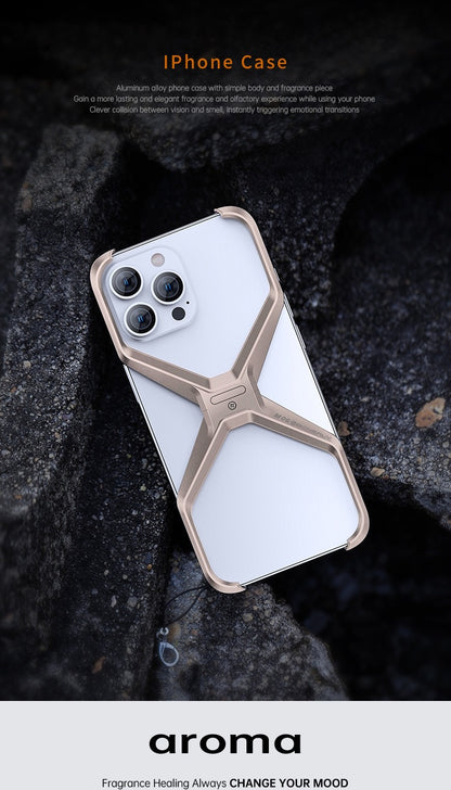 Innovative X Metal Frame Mobile Phone Case