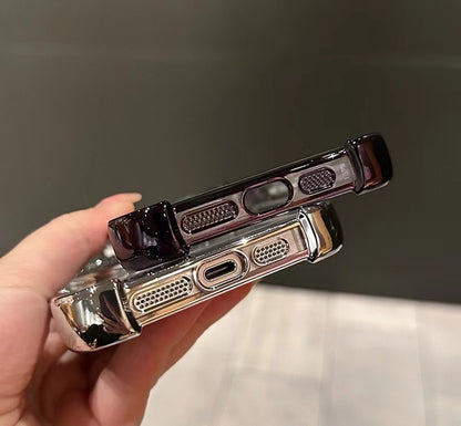 Clock pattern anti-fall bracket phone case