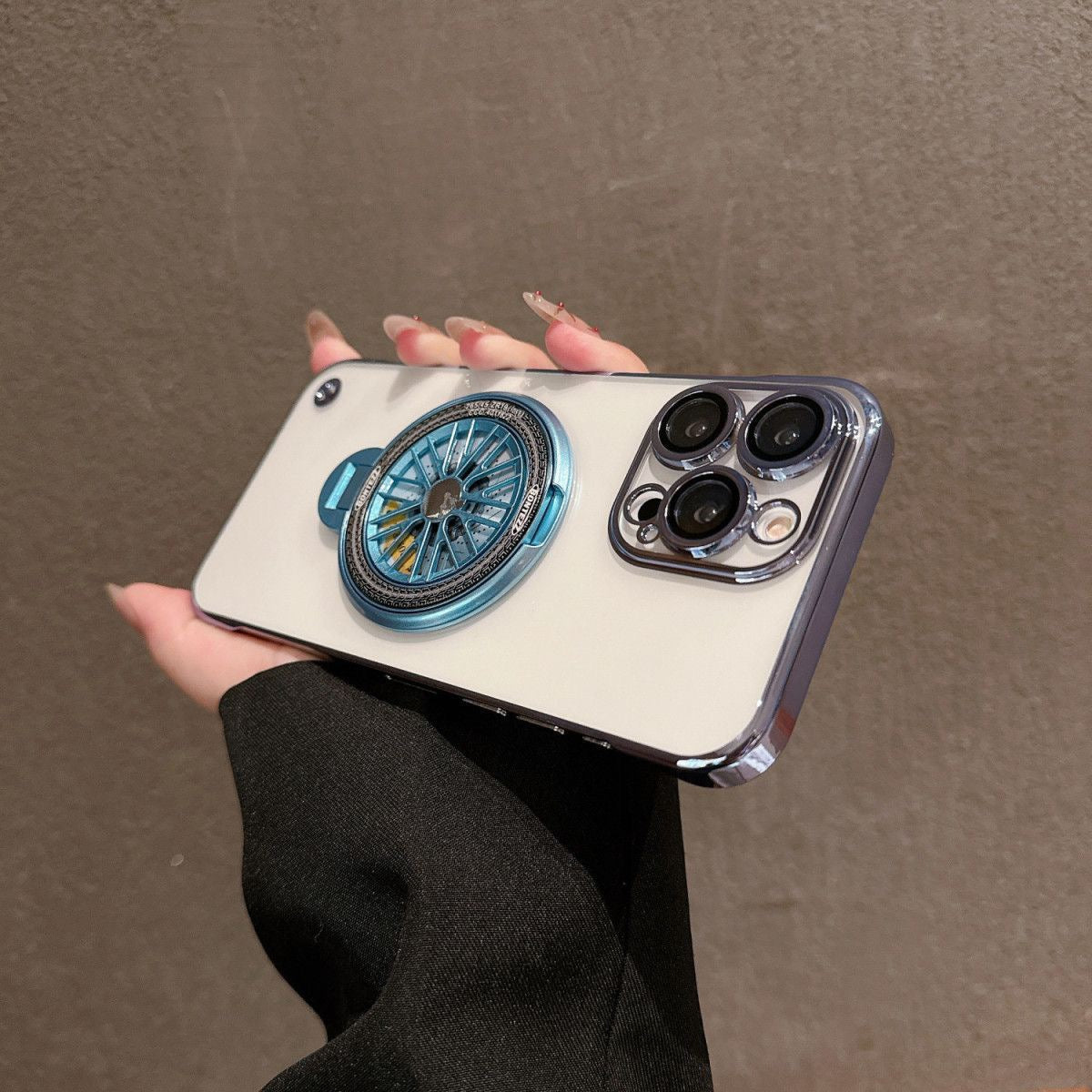 Frameless Rotating Gyroscope Phone Case