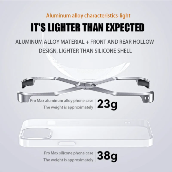 Innovative X Metal Frame Mobile Phone Case