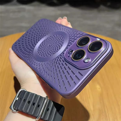 Ice Cooling Frosted Magnetic Phone Case