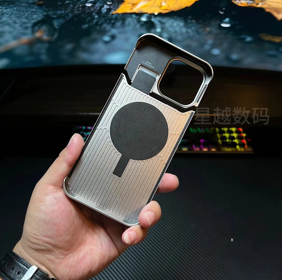 Personalized Knitted Twill Fragrance Magnetic Phone Case