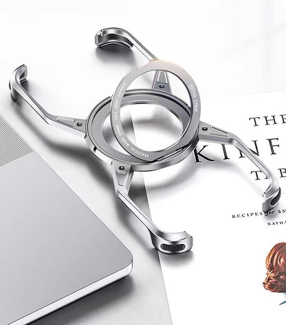 Unique X Metal Rotating Bracket Magnetic Phone Case