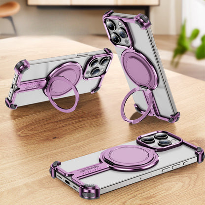 Personalized Skeleton Rotating Magnetic Holder Phone Case