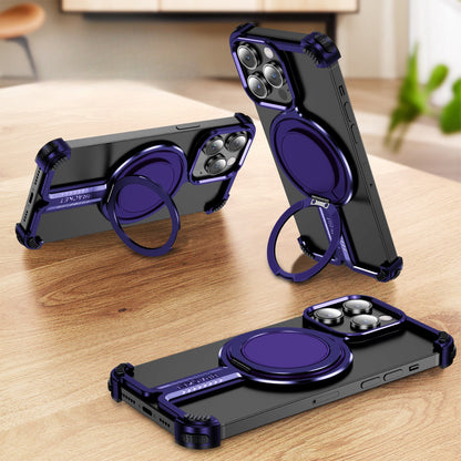 Personalized Skeleton Rotating Magnetic Holder Phone Case