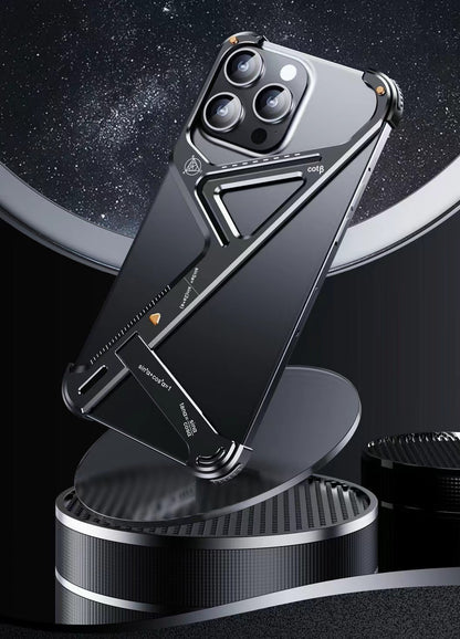 Creative Portable Anti-Fall Geometric Stand Phone Case