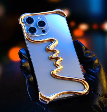 Limited Art Frameless Aluminum Alloy Phone Case