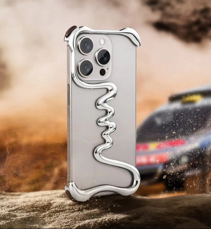 Limited Art Frameless Aluminum Alloy Phone Case