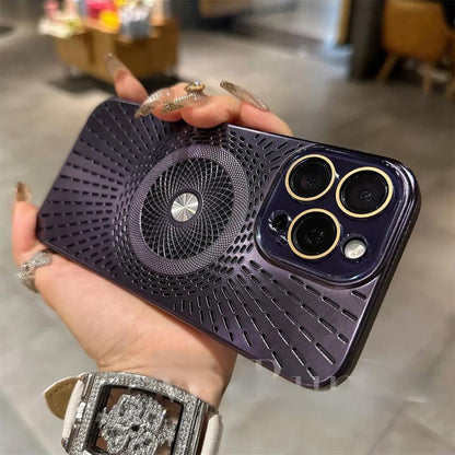 Ice-Feel Hollow Cooling Magnetic Phone Case