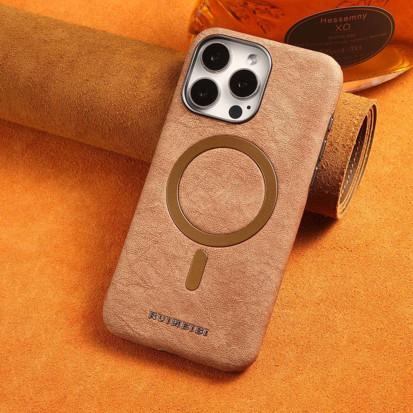 New Business Suede Magnetic Phone Case