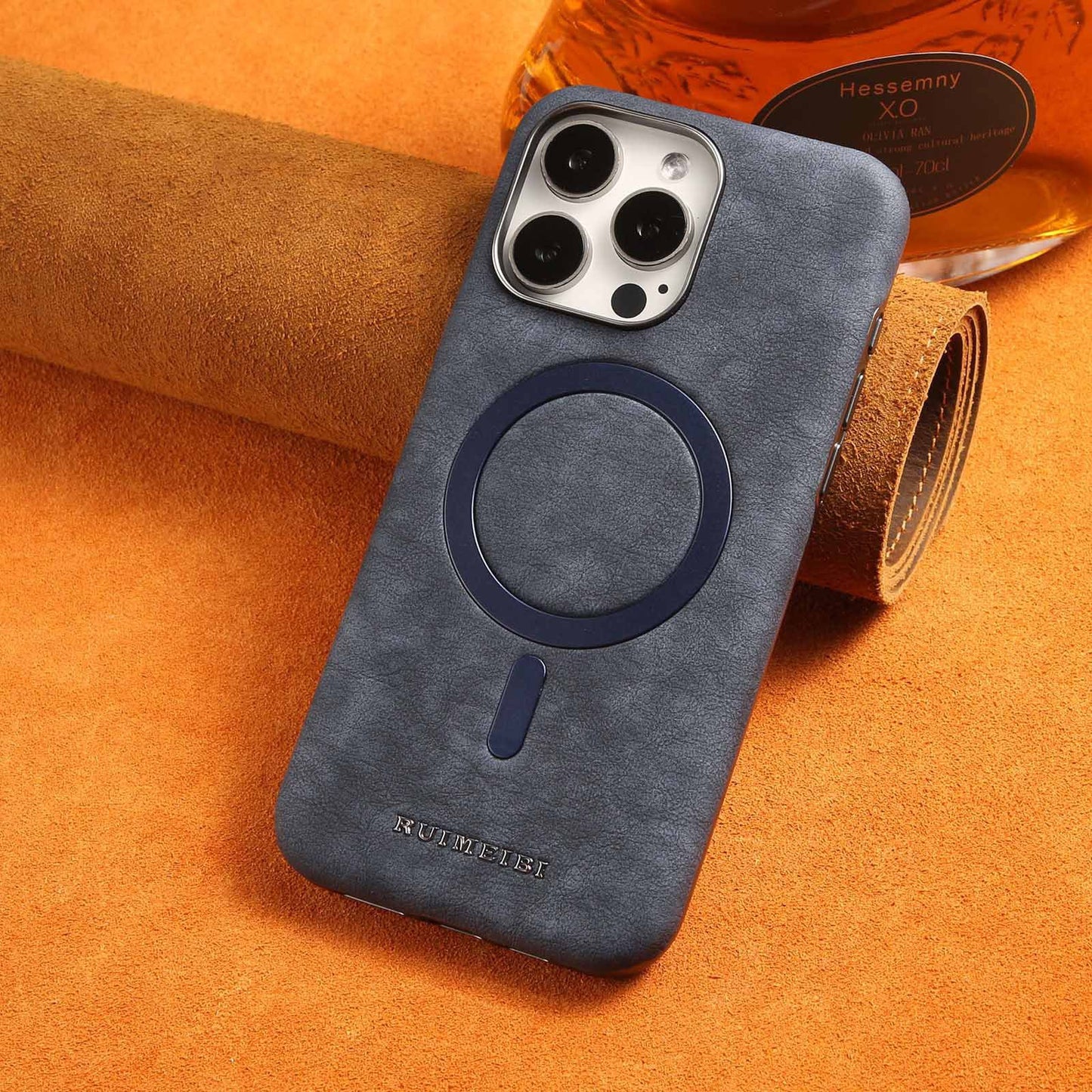 New Business Suede Magnetic Phone Case