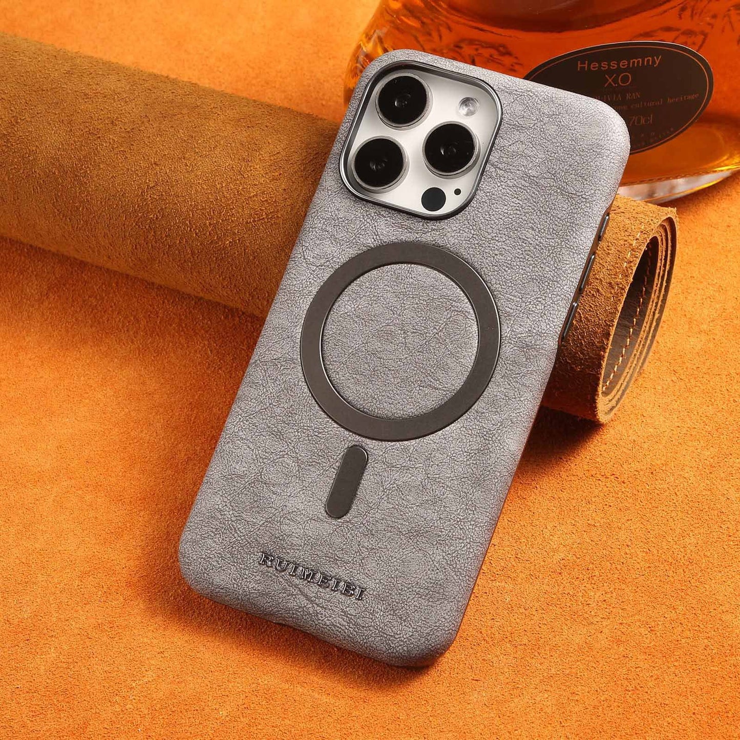 New Business Suede Magnetic Phone Case