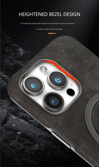 New Business Suede Magnetic Phone Case