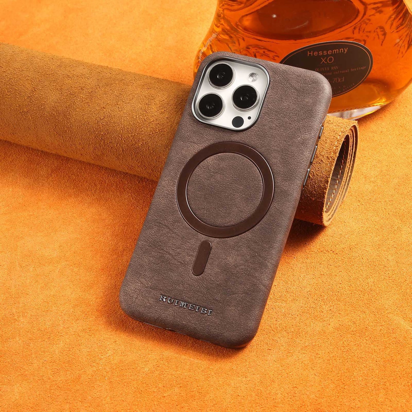 New Business Suede Magnetic Phone Case
