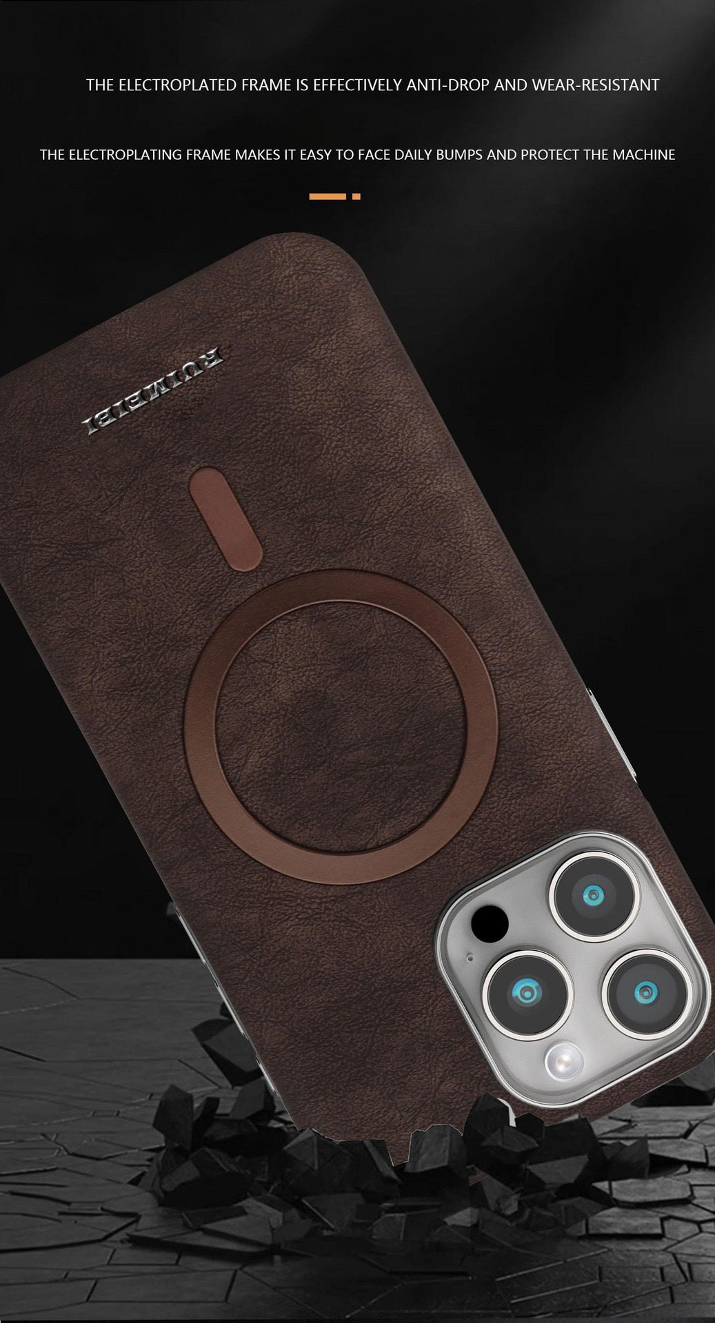 New Business Suede Magnetic Phone Case