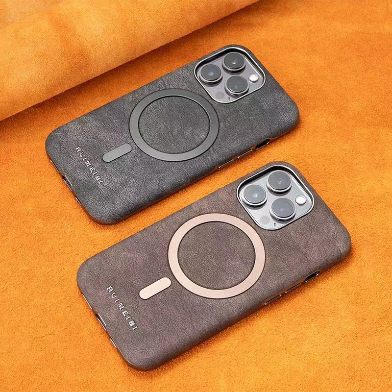 New Business Suede Magnetic Phone Case