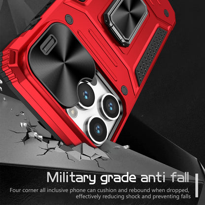 Lens protection anti-fall ring bracket phone case