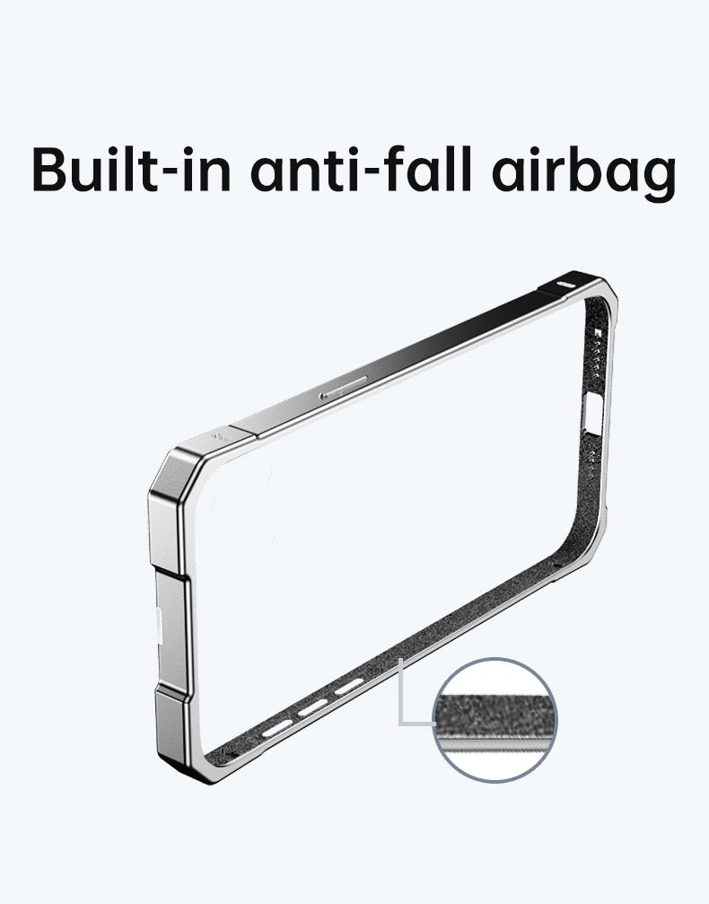 Magnetic Alloy Frame Mobile Phone Case