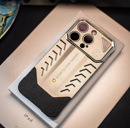 2025 New Supercar Design Metal Heat Dissipation Phone Case