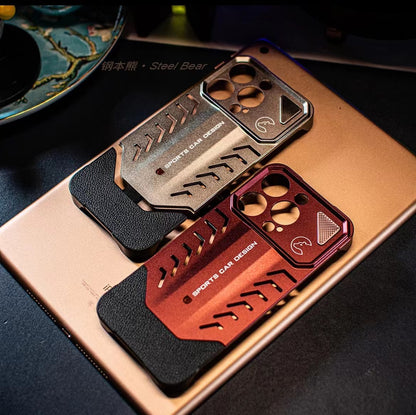 2025 New Supercar Design Metal Heat Dissipation Phone Case