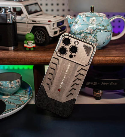 2025 New Supercar Design Metal Heat Dissipation Phone Case