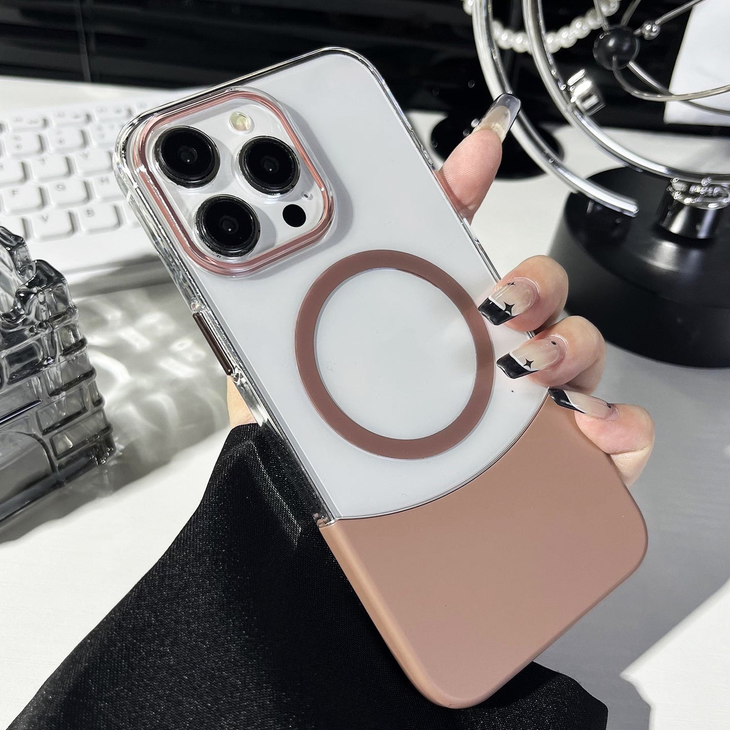 2-in-1 Spliced Magnetic Phone Case