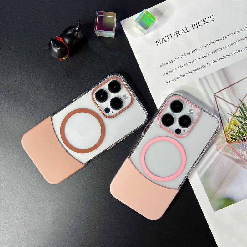 2-in-1 Spliced Magnetic Phone Case