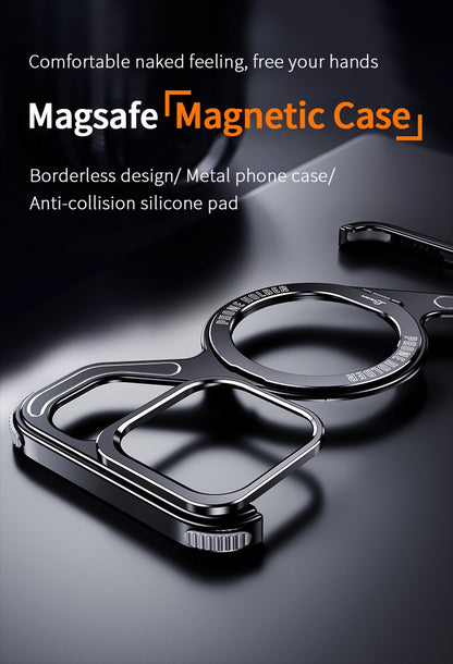 New Z-shaped Metal Magnetic Phone Case