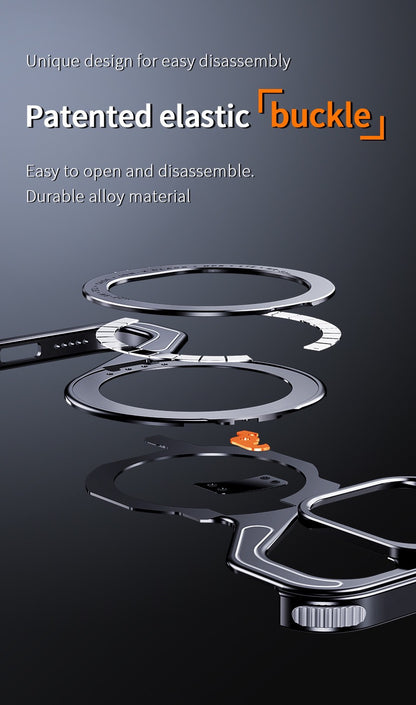 New Z-shaped Metal Magnetic Phone Case