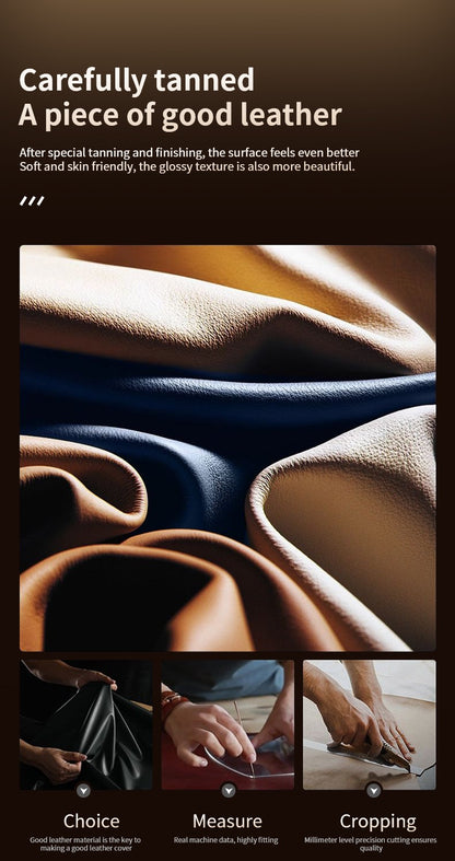 Business Leather Metal Frame Magnetic Phone Case