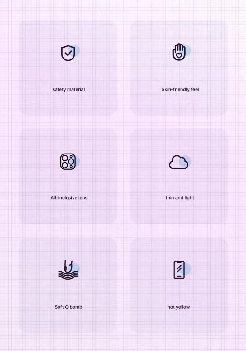 Frameless lens protective phone case