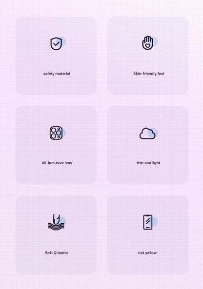 Frameless lens protective phone case